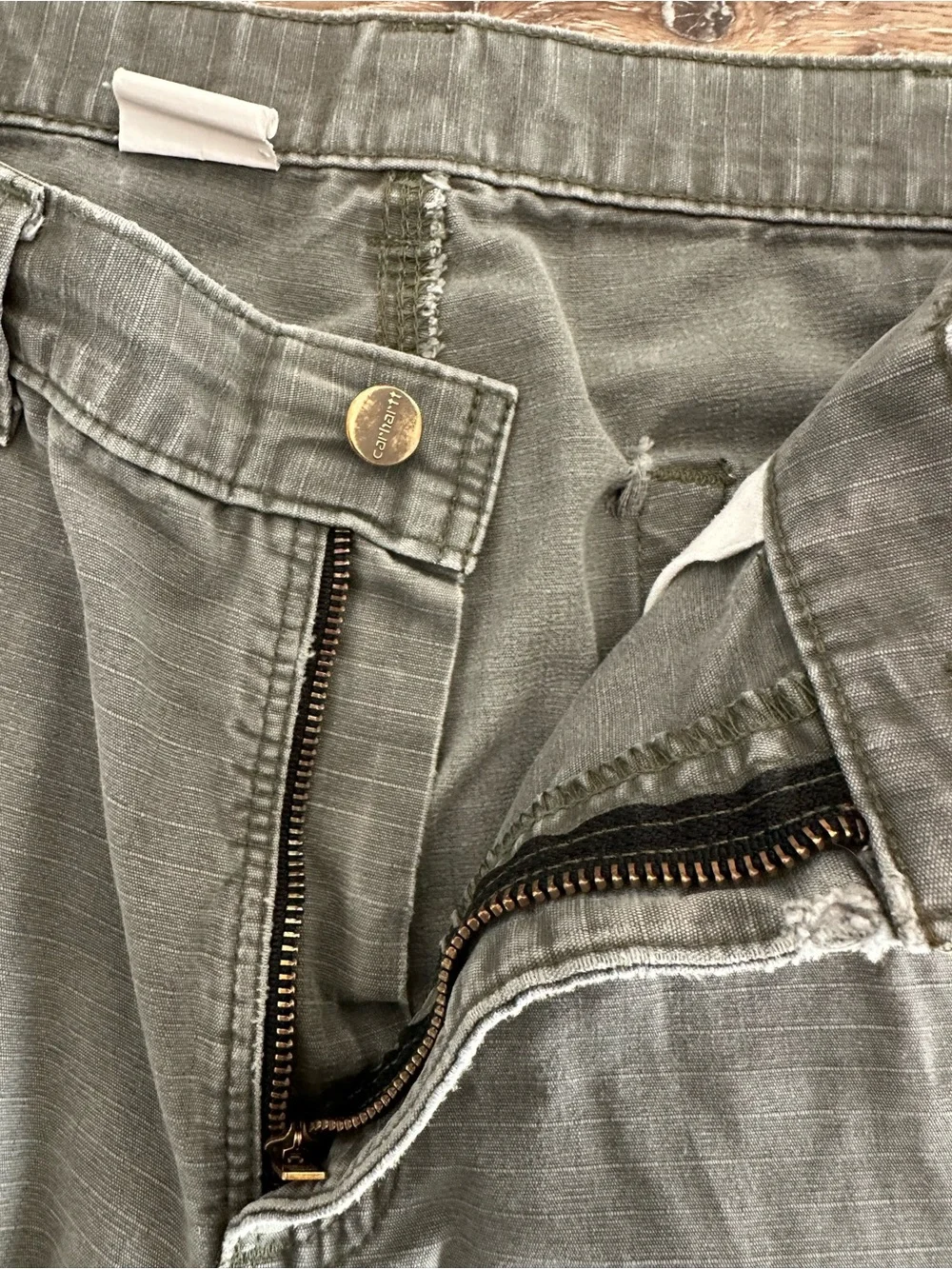 Carhartt Cargo Pants Distressed Workwear Aesthetic Vintage-Inspired Streetwear